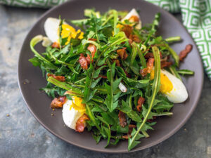 Slovenian Dandelion Salad