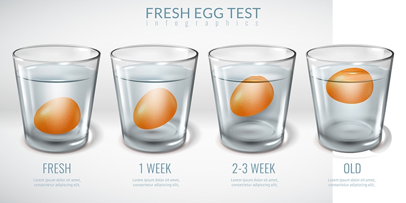 Float Test Eggs