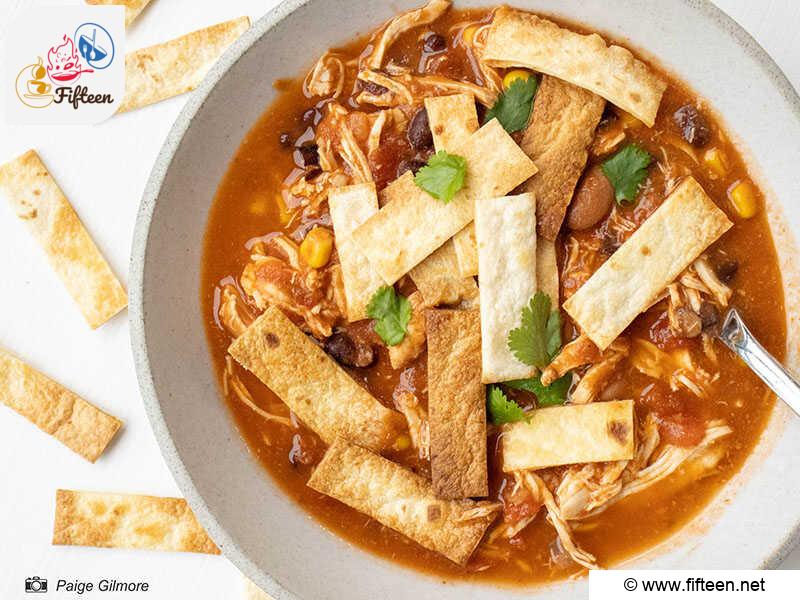 Crockpot Chicken Tortilla Soup