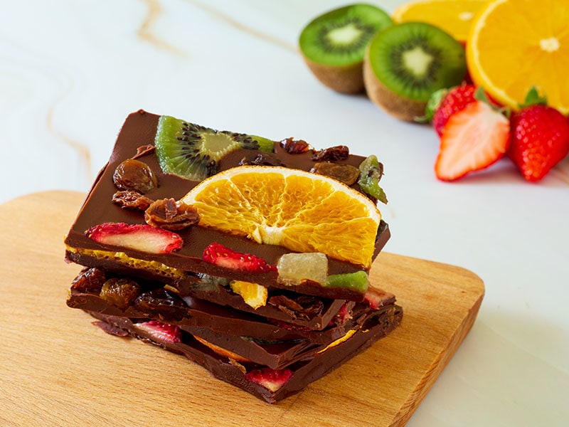 Fruits Chocolate Bark Fresh