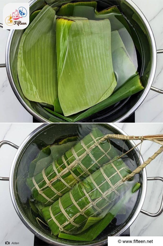 Banh Tet Step 7 Boil the Banh Tet