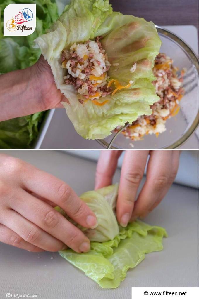 Cabbage Rolls Step 5 Assembling the Cabbage Rolls