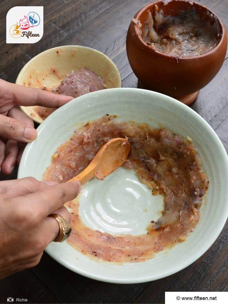 Cook the Shrimp and Fish Paste