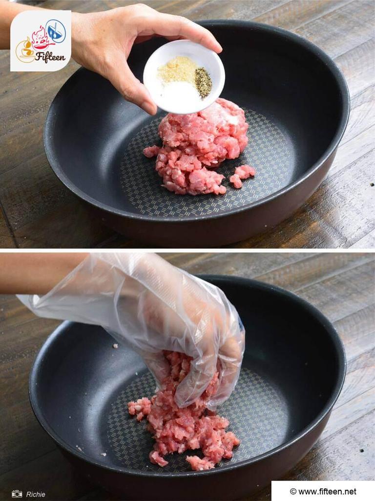 Mix Thoroughly The Minced Meat