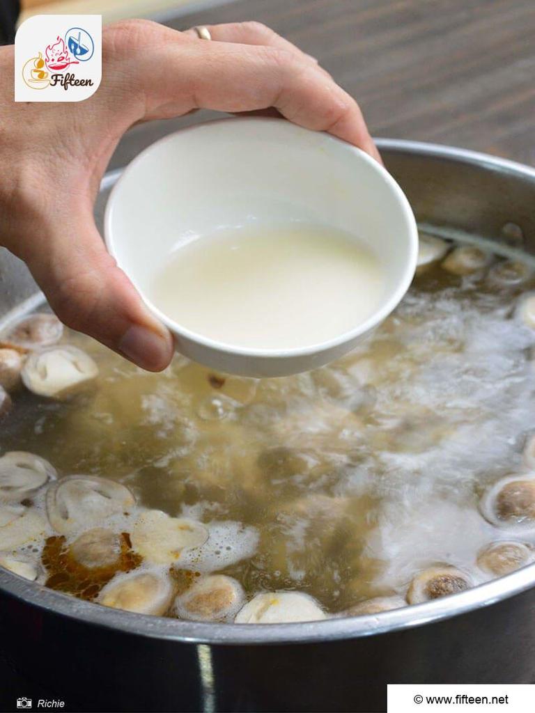 Mix Water With Tapioca Flour