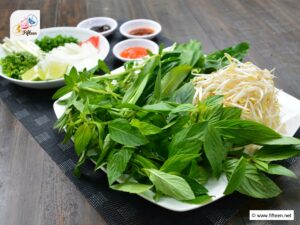 Herbs Served With Pho