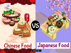 Chinese food vs. Japanese Food